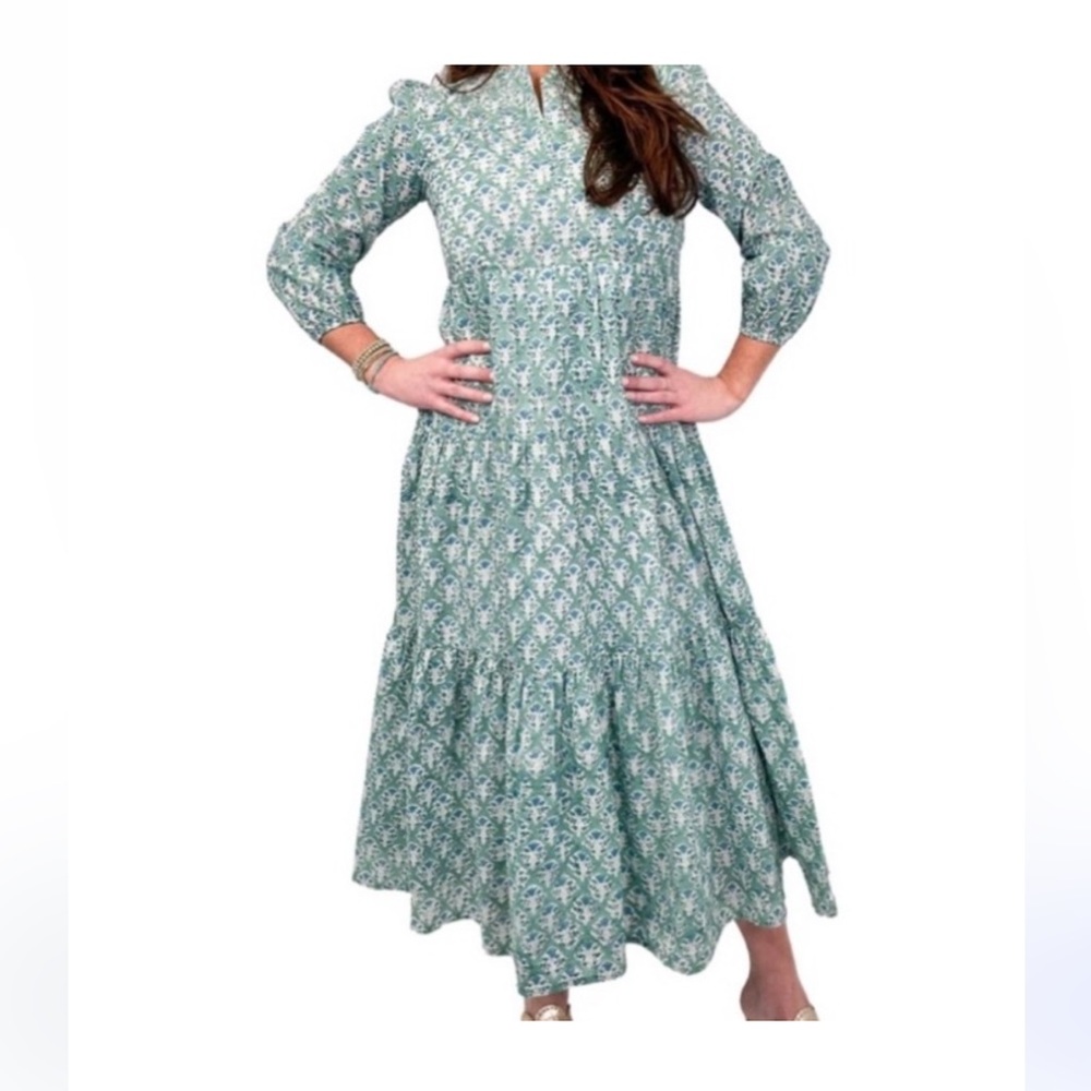 Madison Matthews Folly Midi Floral Dress 100% Cotton
Size M